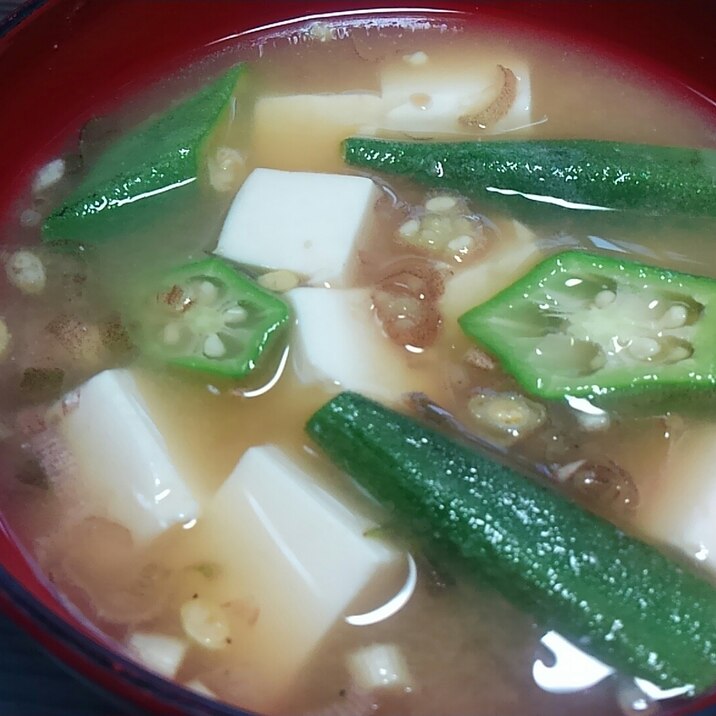 オクラとみょうがと豆腐の味噌汁 レシピ 作り方 By ミニー7015 楽天レシピ オクラとみょうがと豆腐の味噌汁 レシピ 作り方 By ミニー7015 楽天レシピ